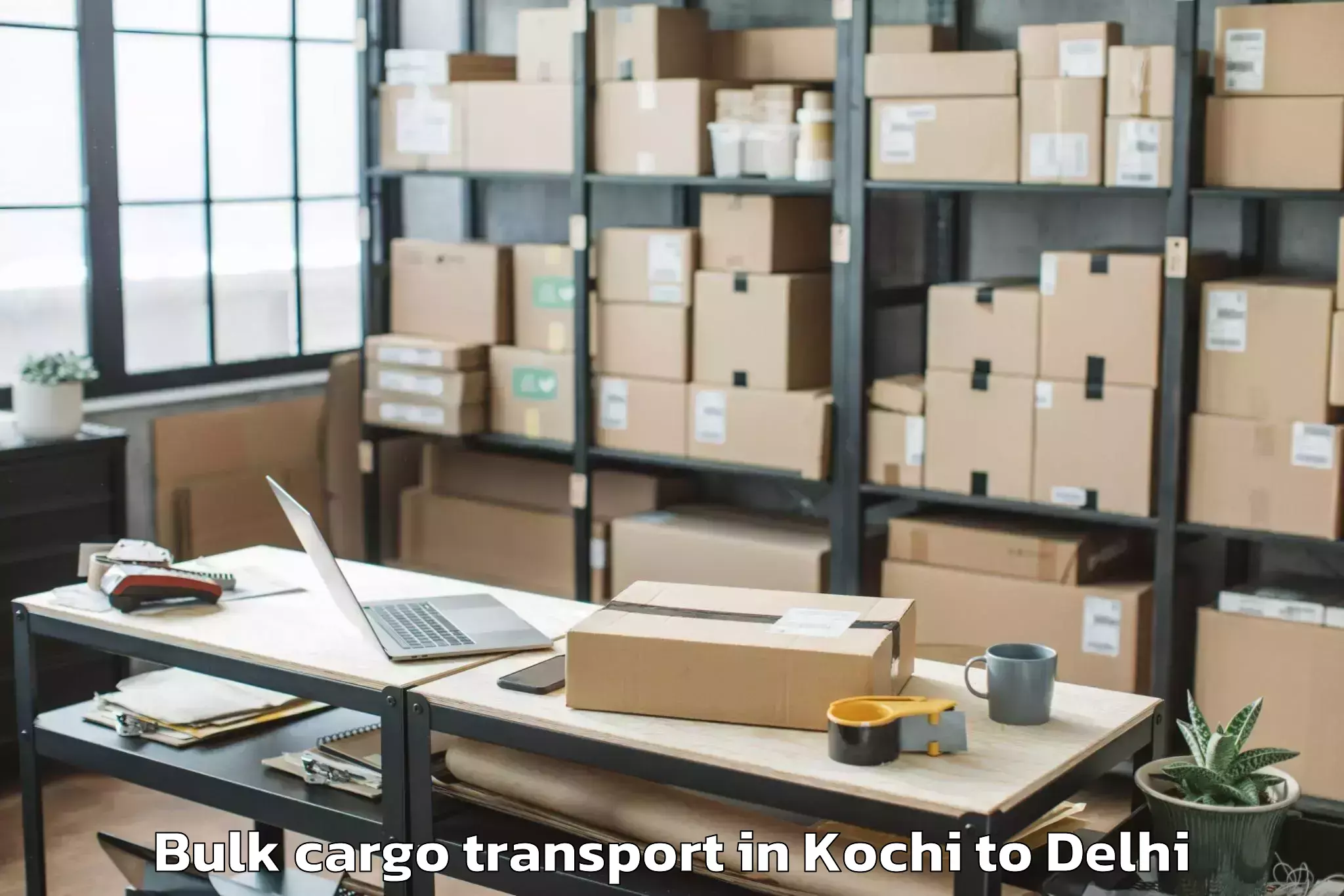 Book Your Kochi to City Centre Mall Dwarka Bulk Cargo Transport Today